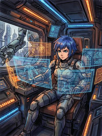 91动漫-机甲少女战纪